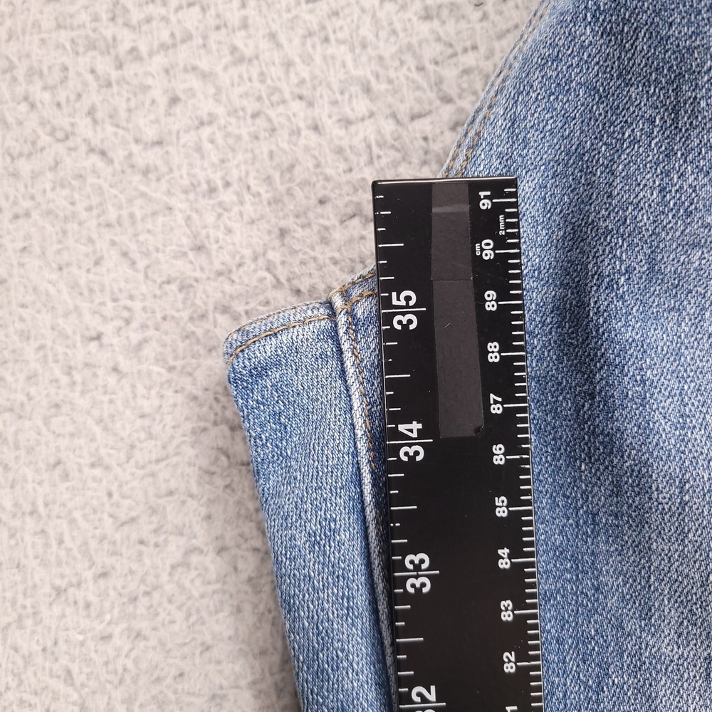RISEN Jeans Size 1XL Mid Rise Straight Leg Medium Wash Denim 36x35 NEW - Picture 15 of 16